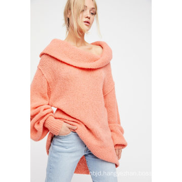 Super Cozy Tunic Sweater Featured in a Lightweight Fuzzy Fabric